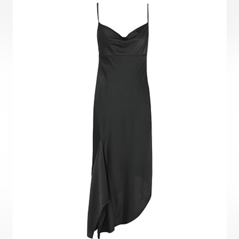 C/MEO Silky asymmetric hemline dress